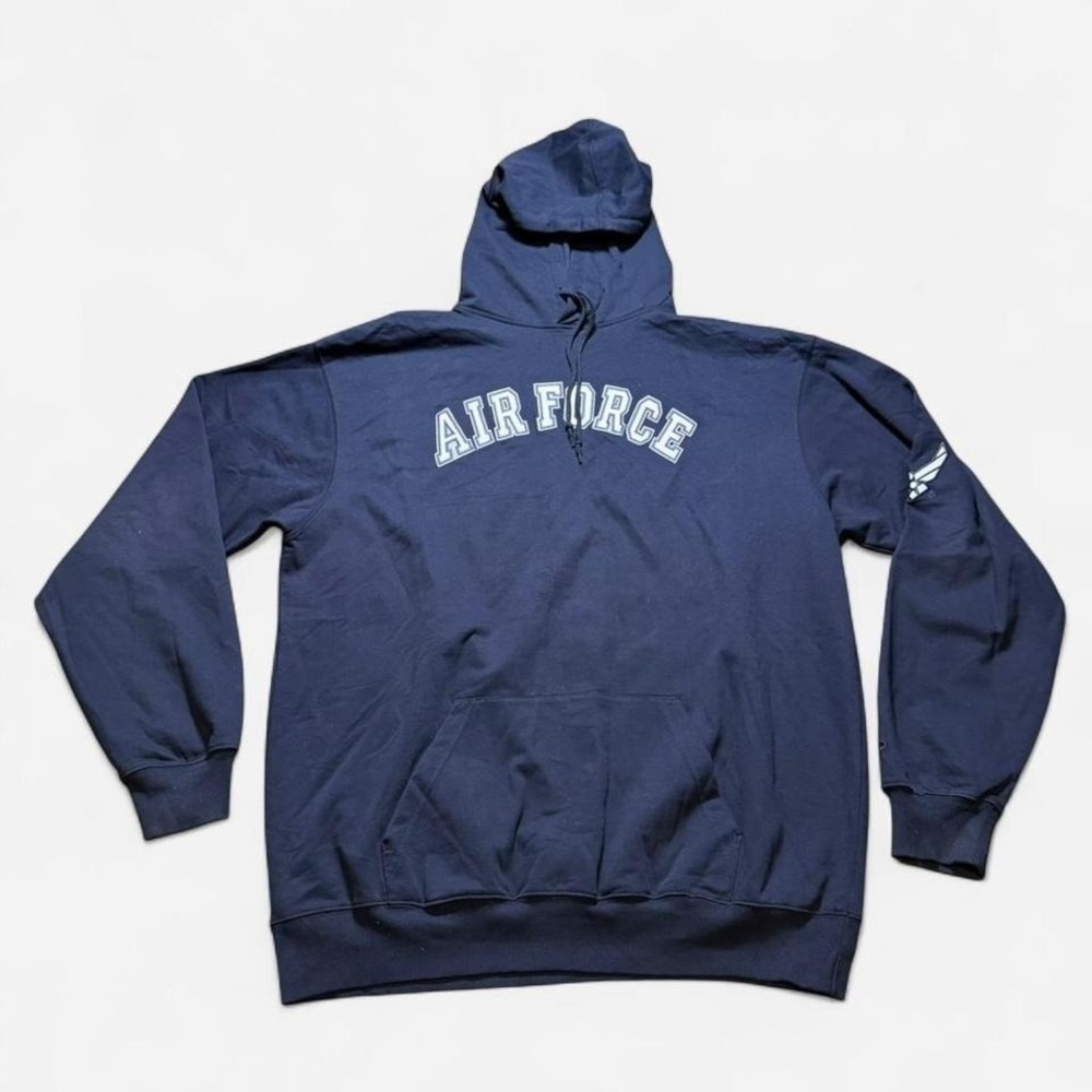 RothCo Embroidered Air Force Blue Hoodie Size 3XL